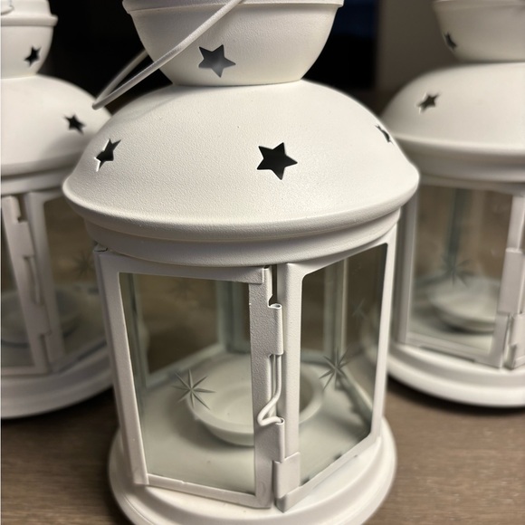 IKEA White Starry Lantern Trio - Picture 6 of 8